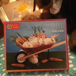 1999 puzzle world 100 piece puzzle